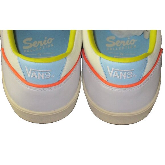 Vans Men's Lowland Cc Jmp Serio Collection White Blue Leather Shoes Size 11.5 - Picture 4 of 5